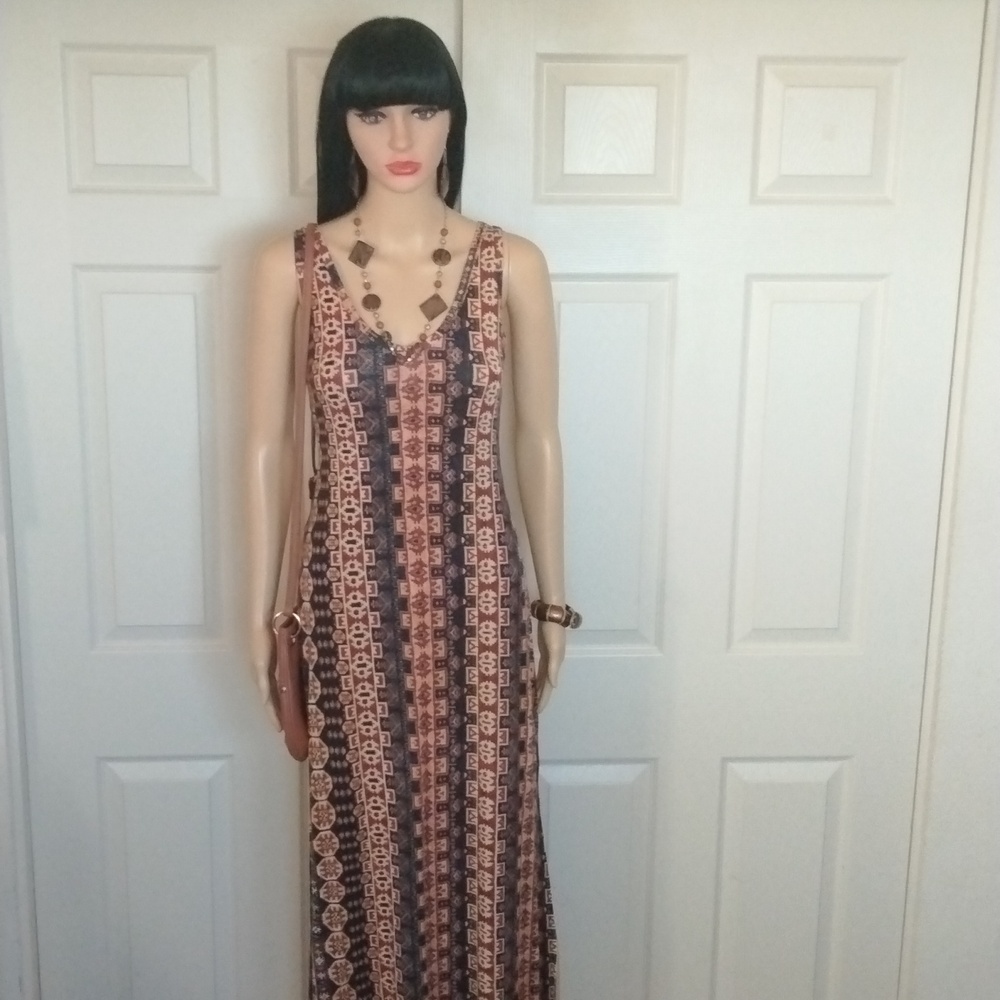 Karen Kane Sleeveless Knit Maxi Dress